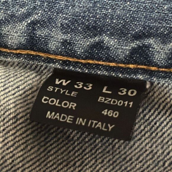 Black Sheep House of Carrington Mens Jeans size 33x30 Style BDZ011 Made in Italy - Picture 8 of 9